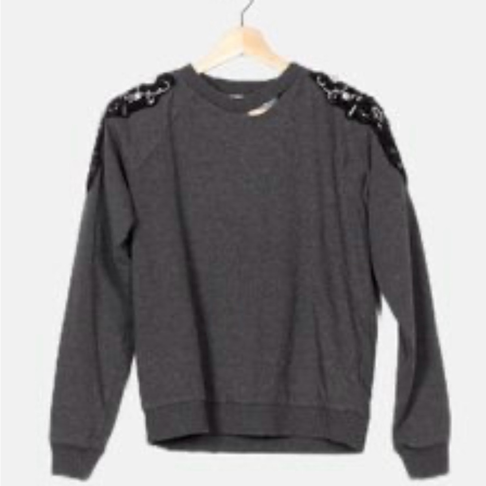 Lovers+ friends distressed sweater